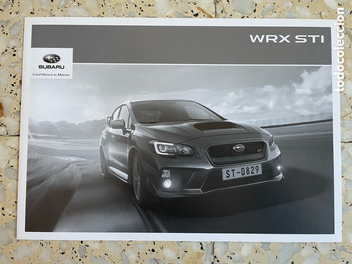 Coches y Motocicletas: Folleto publicitario Subaru WRX. STI ( ORIGINAL )