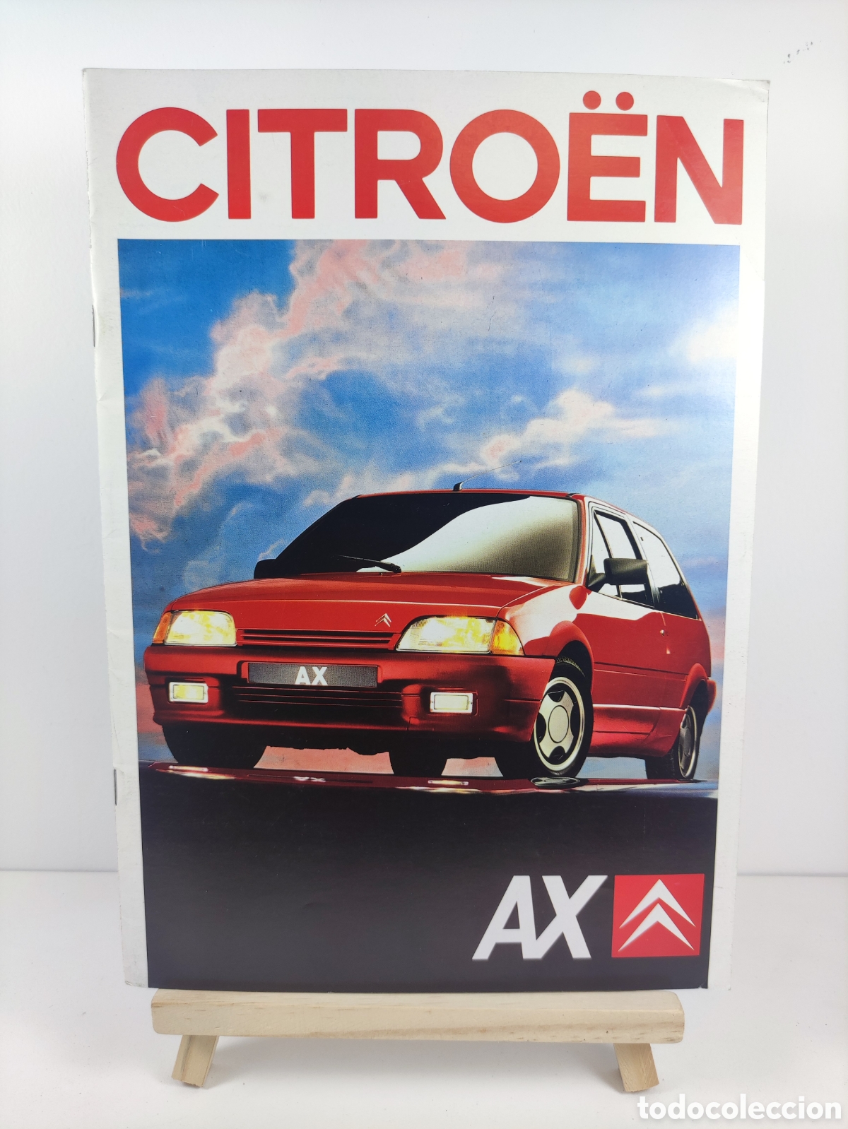Coches y Motocicletas: Catalogo Citro&euml;n AX 1989 sales brochure espa&ntilde;ol