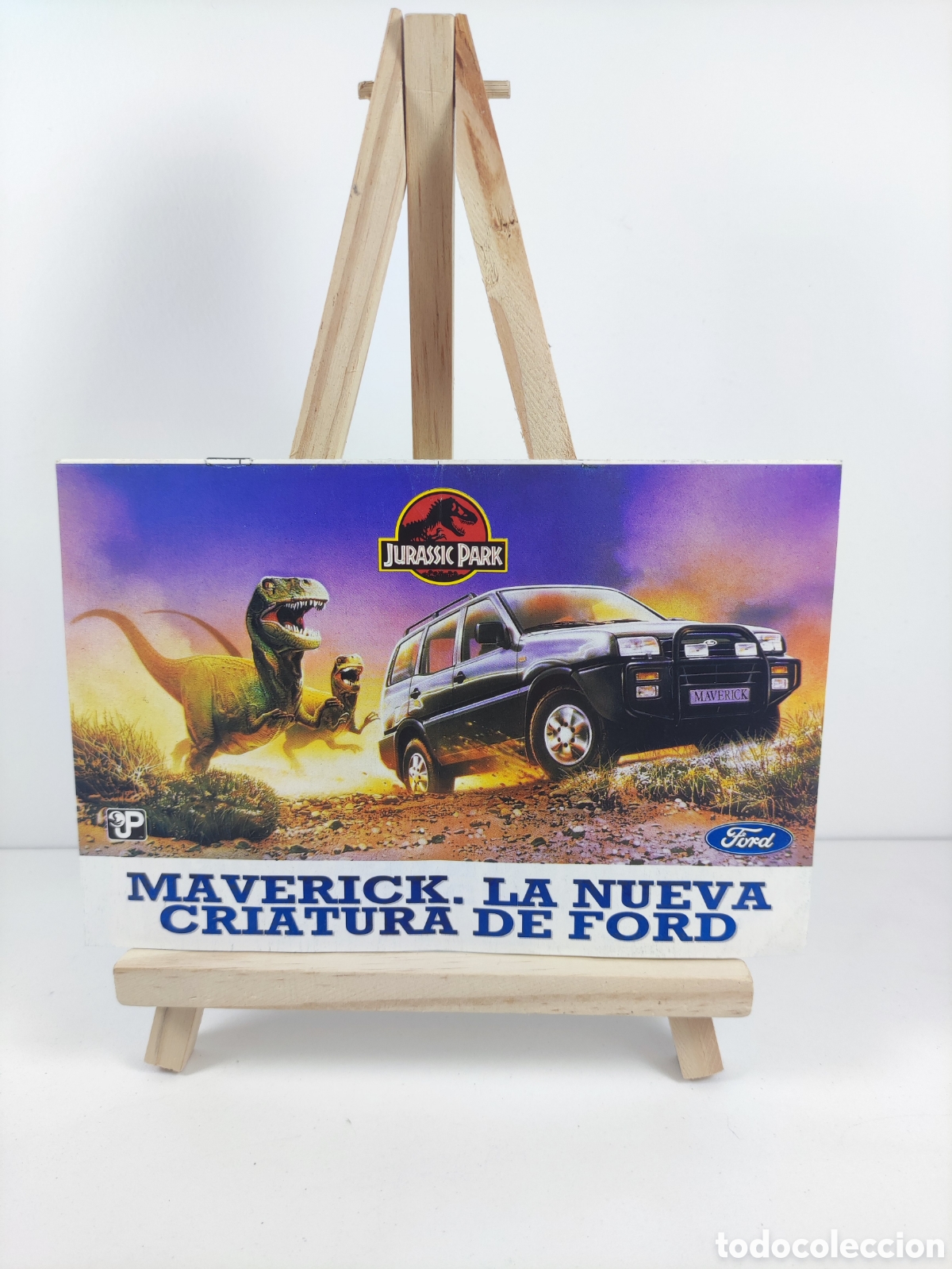 Coches y Motocicletas: Folleto Ford Maverick Jurassic Park sorteo