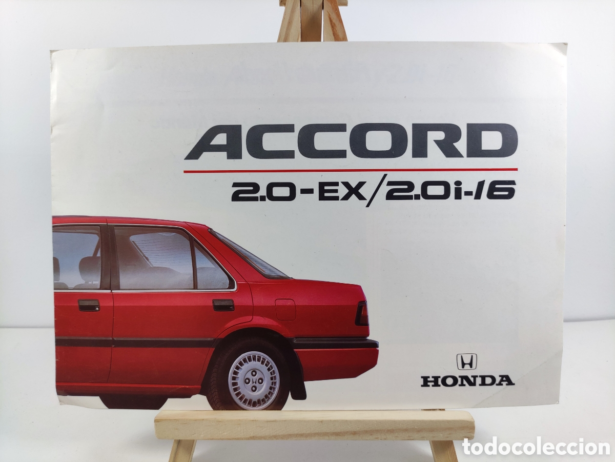Coches y Motocicletas: Catalogo Honda Accord 1987 sales brochure espa&ntilde;ol