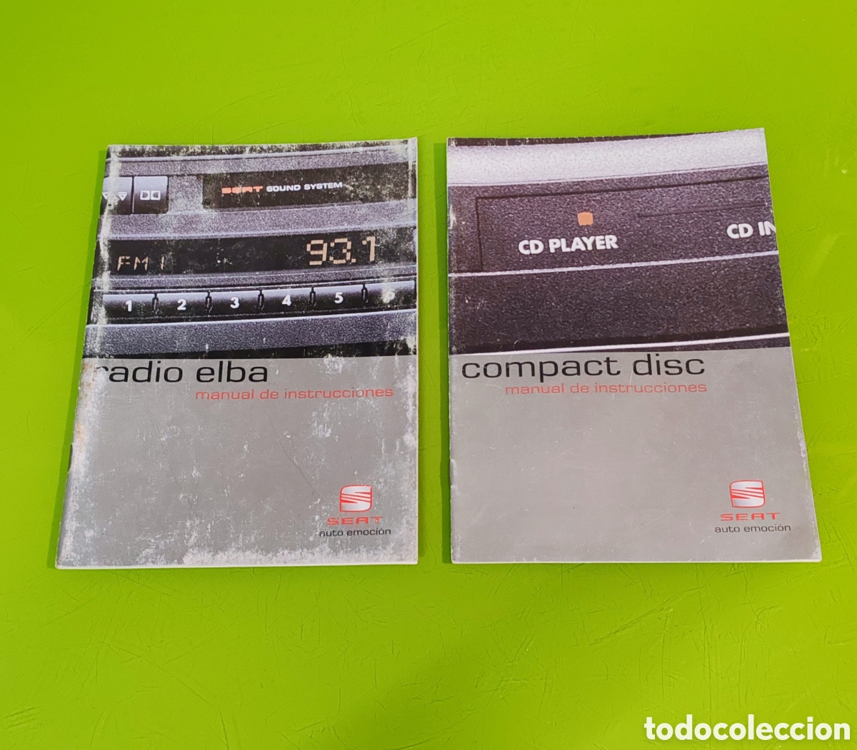 Coches y Motocicletas: Seat radio elba compact disc manual de instrucciones