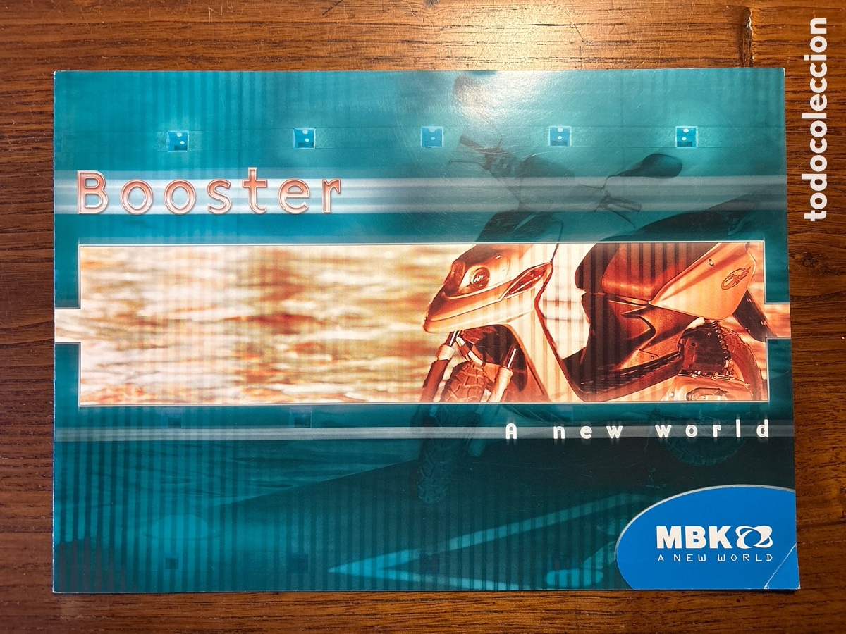 Coches y Motocicletas: FOLLETO CAT&Aacute;LOGO MOTO MBK BOOSTER ( MOTORCYCLES SCOOTER)