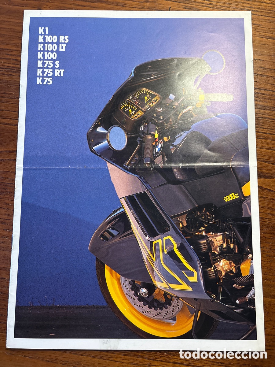 Coches y Motocicletas: FOLLETO CAT&Aacute;LOGO MOTO BMW SERIE K ( MOTORCYCLES).
