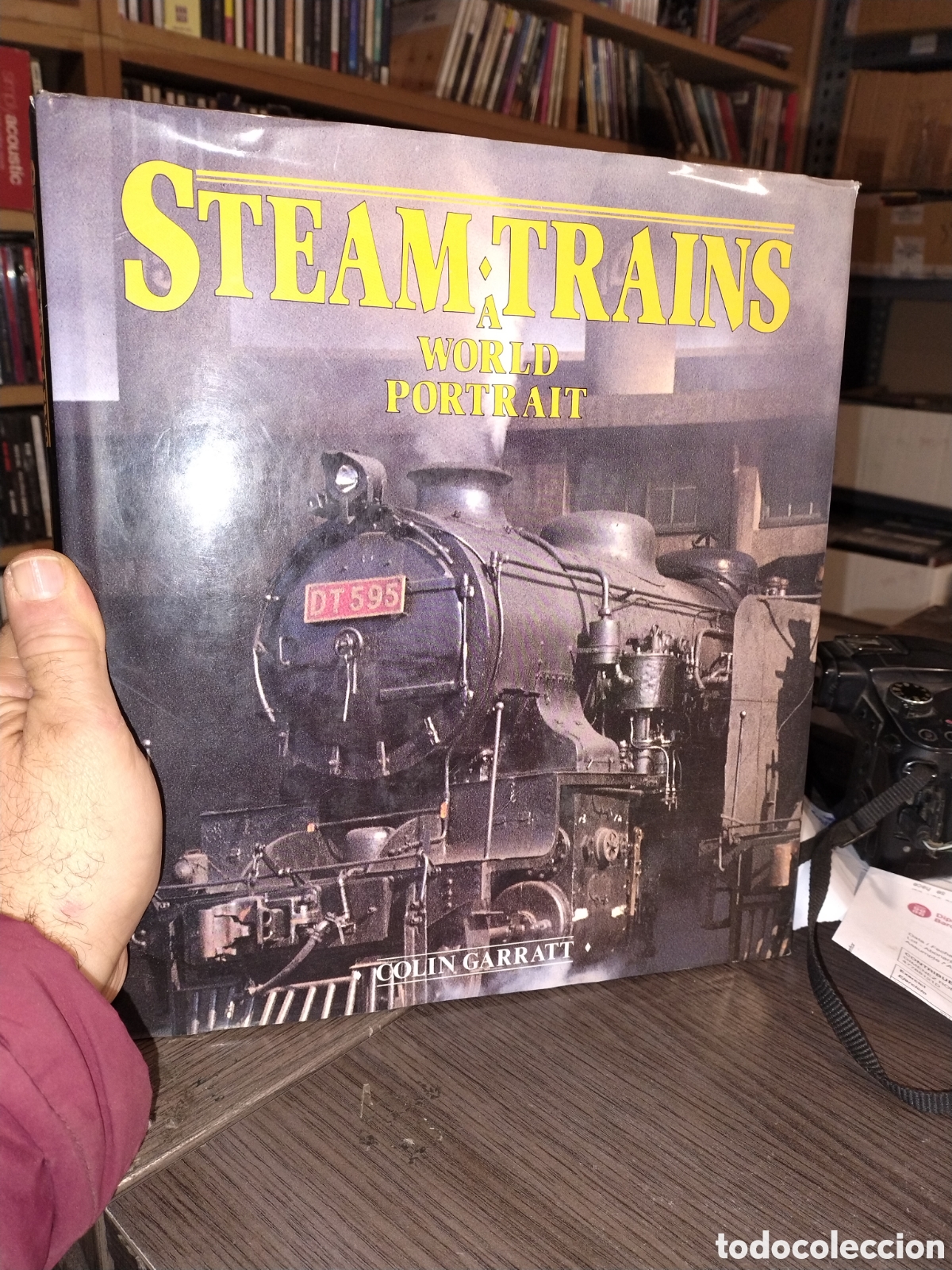 Coches y Motocicletas: ARKANSAS1980 LIBRO TRENES TAPA DURA BUEN TAMA&Ntilde;O STEAM TRAINS EN COLIN GARRATT