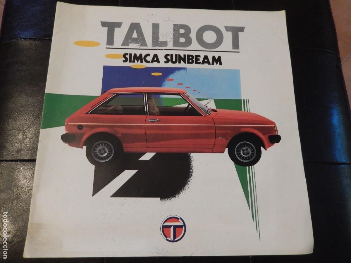 Coches y Motocicletas: 1979 CATALOGO TALBOT SIMCA SUNBEAM