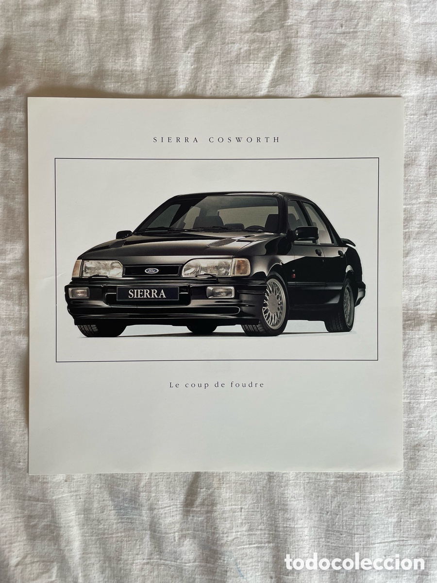 Coches y Motocicletas: Folleto publicidad ( ORIGINAL ) del Ford Sierra Cosworth