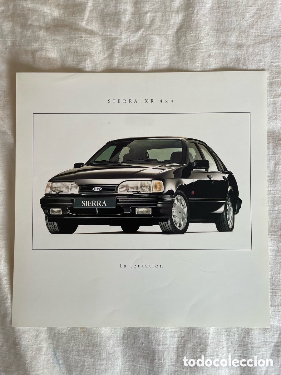 Coches y Motocicletas: Folleto publicidad ( ORIGINAL ) del Ford Sierra XR 4x4