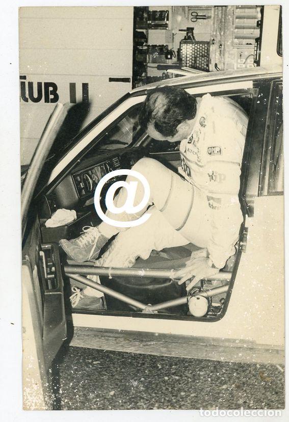 Coches y motocicletas: FOTO PILOTO DARIO CERRATO COCHE LANCIA DELTA RALLYE CATALUNYA A&Ntilde;O 1987