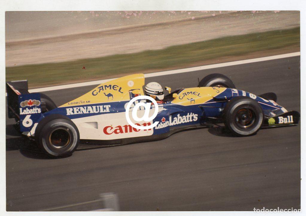 Coches y motocicletas: FOTO GP F1 CIRCUITO DE CATALUNYA PILOTO RICCARDO PATRESE EQUIPO WILLIAMS RENAULT A&Ntilde;O 1993