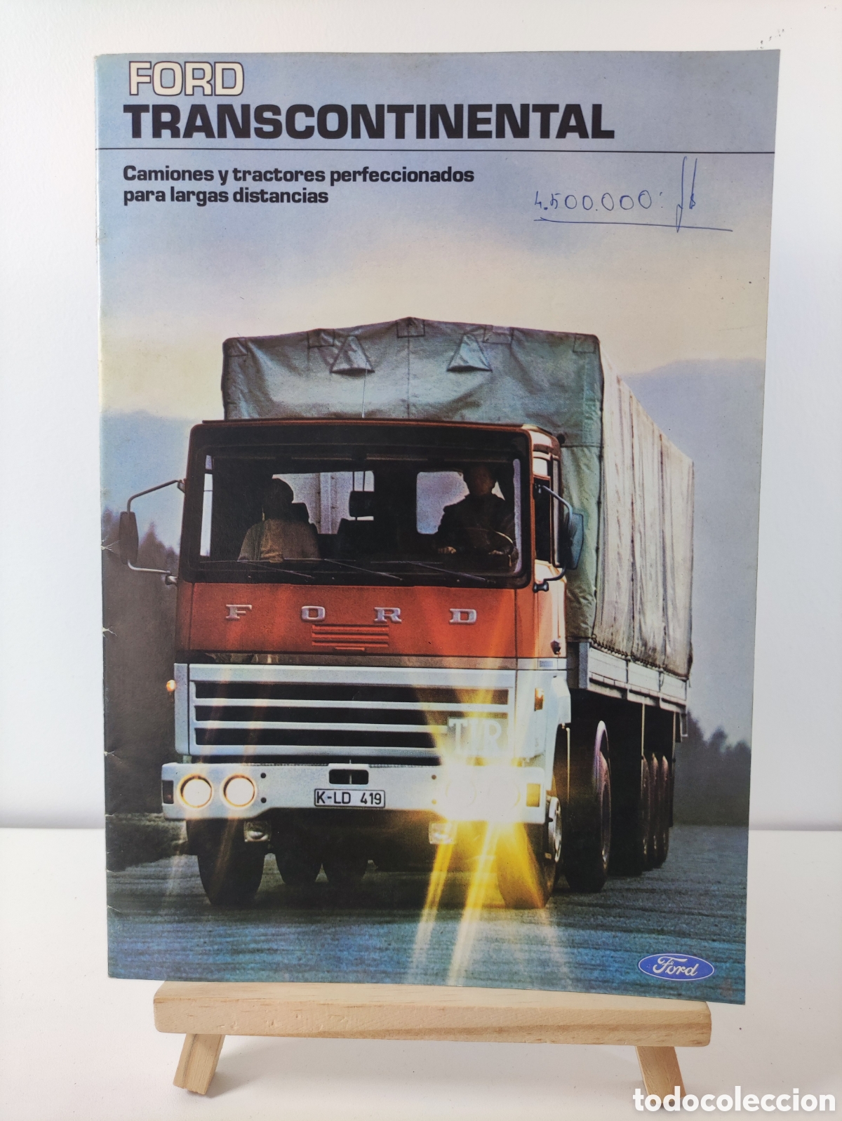 Coches y Motocicletas: Catalogo cami&oacute;n Ford Transcontinental 1976 sales brochure en espa&ntilde;ol