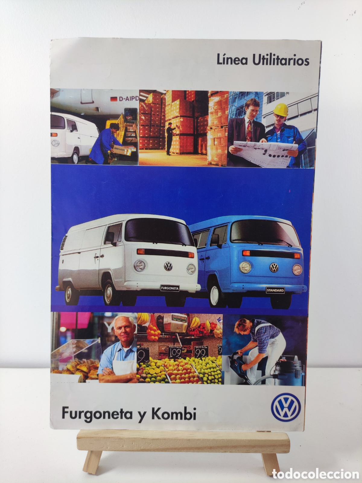 Coches y Motocicletas: Catalogo furgoneta Volkswagen transporter Kombi sales brochure en espa&ntilde;ol VW furg&oacute;n