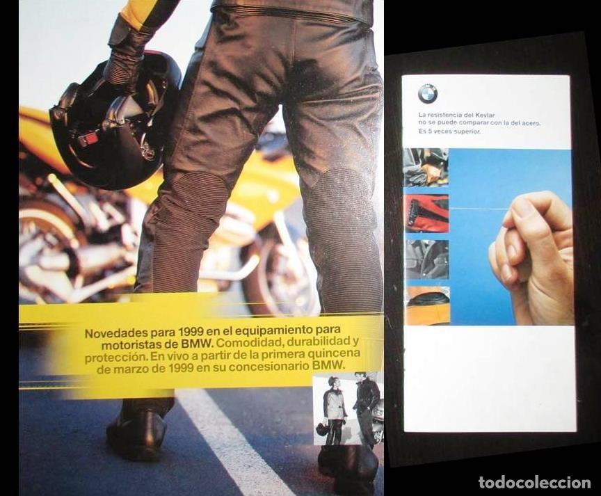 Coches y Motocicletas: DOS CAT&Aacute;LOGOS DE EQUIPAMIENTO C.A.R.E. PARA MOTORISTAS DE BMW. ORIGINALES DE 1999 EN ESPA&Ntilde;OL.