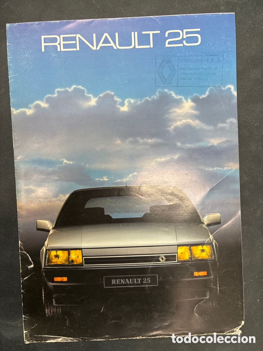 Coches y Motocicletas: CATALOGO RENAULT 25 MODELOS 1986 GTS/ GTX / TURBO D / v6 / v6 TURBO I