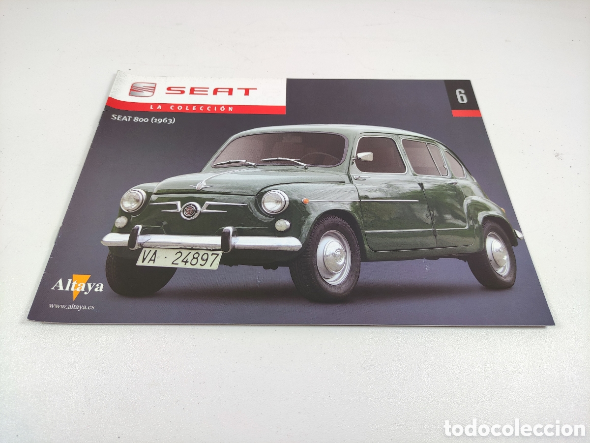 Coches y Motocicletas: Fasc&iacute;culo 6 Seat 800 a&ntilde;o 1963 SEAT la colecci&oacute;n de Altaya