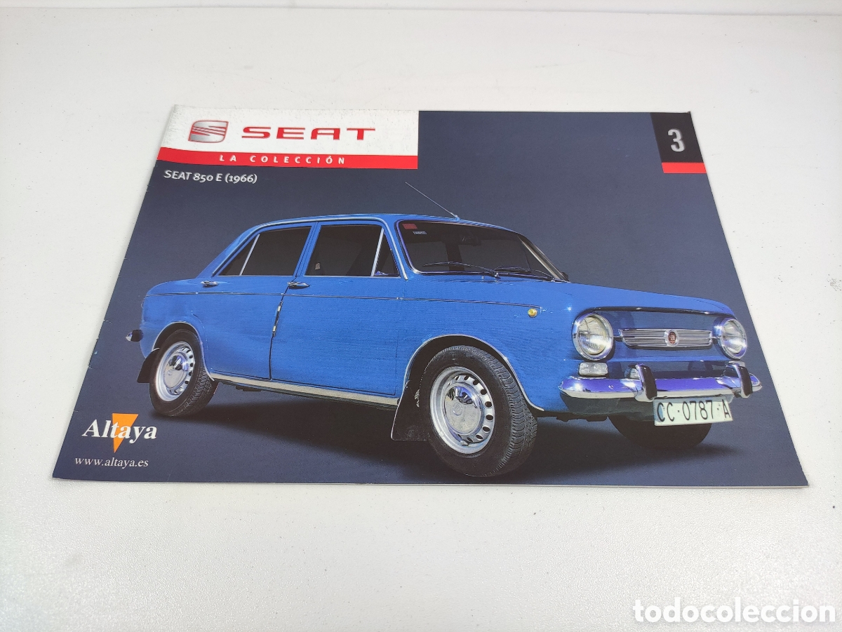 Coches y Motocicletas: Fasc&iacute;culo 3 Seat 850 E a&ntilde;o 1966 SEAT la colecci&oacute;n de Altaya