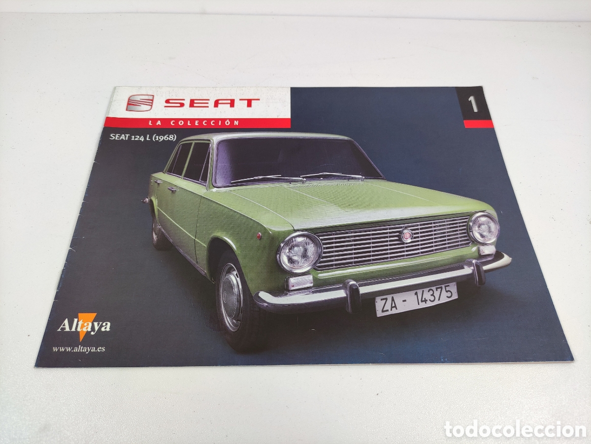 Coches y Motocicletas: Fasc&iacute;culo 1 Seat 124 L a&ntilde;o 1968 SEAT la colecci&oacute;n de Altaya