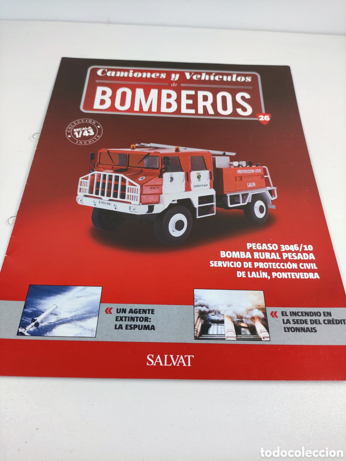 Coches y Motocicletas: Fasc&iacute;culo 26 Pegaso 3046/10 bomba rural bomberos protecci&oacute;n civil de Lal&iacute;n Salvat