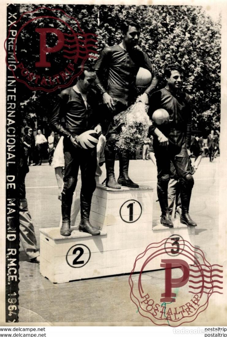 Coches y Motocicletas: XX PREMIO INTERNACIONAL DE MADRID 1964 RMCE 18*12 cm Moto MOTOCROSS MOTORCYCLE Douglas J Jackson ar
