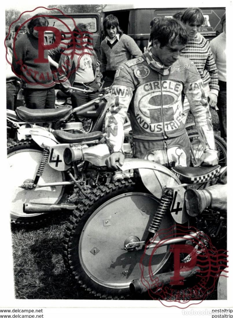 Coches y Motocicletas: J MAUGER 16*12 cm Moto MOTOCROSS MOTORCYCLE Douglas J Jackson archive of motorcycles