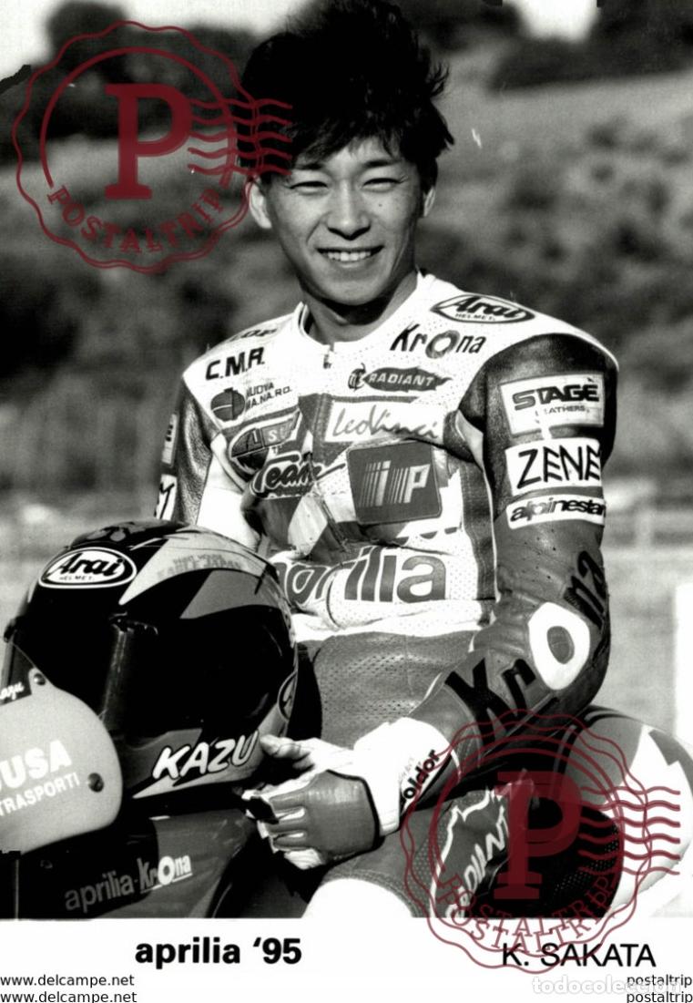 Coches y Motocicletas: APRILIA 95 K SAKATA 18*12 cm Moto MOTOCROSS MOTORCYCLE Douglas J Jackson archive of motorcycles