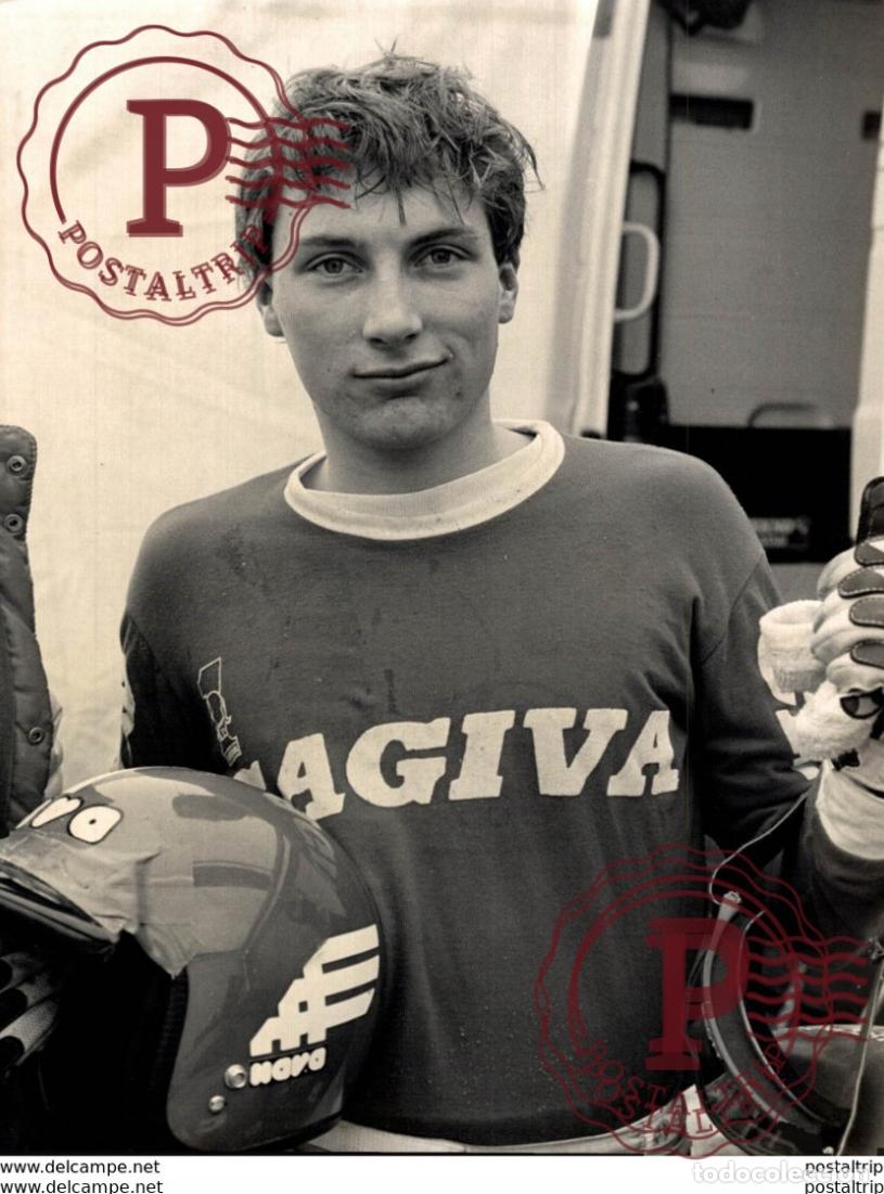 Coches y Motocicletas: CAGIVA 23*17 cm Moto MOTOCROSS MOTORCYCLE Douglas J Jackson archive of motorcycles