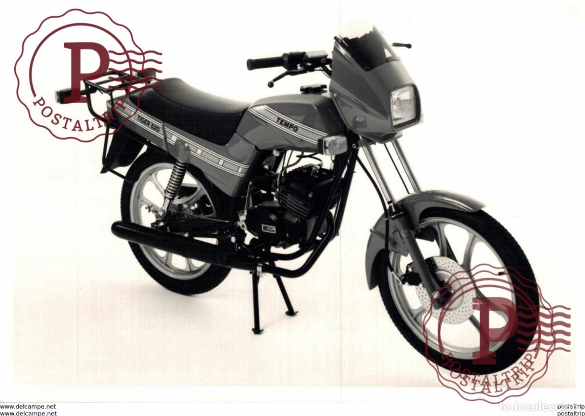 Coches y Motocicletas: TEMPO TIGER 520 17*12 cm Moto MOTOCROSS MOTORCYCLE Douglas J Jackson archive of motorcycles