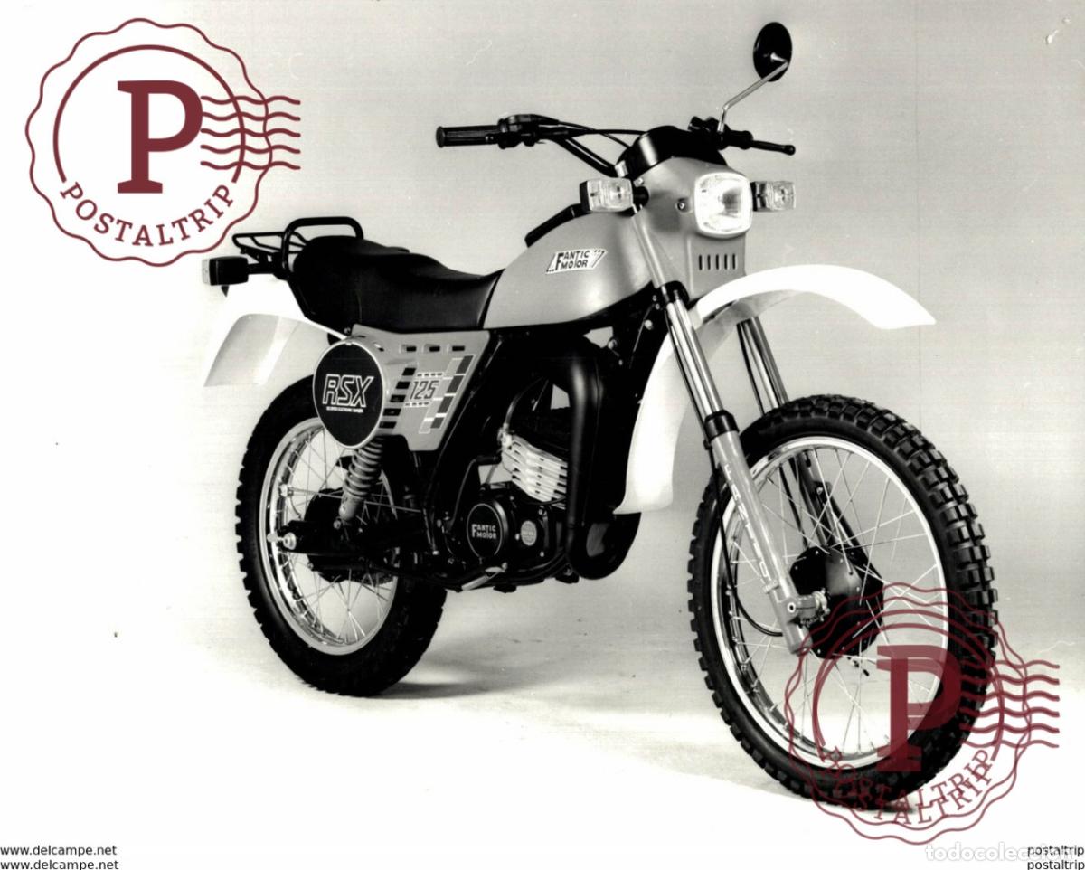 Voitures et Motocyclettes: FANTIC MOTOR 24*17cm+- Moto MOTOCROSS MOTORCYCLE Douglas J Jackson archive of motorcycles