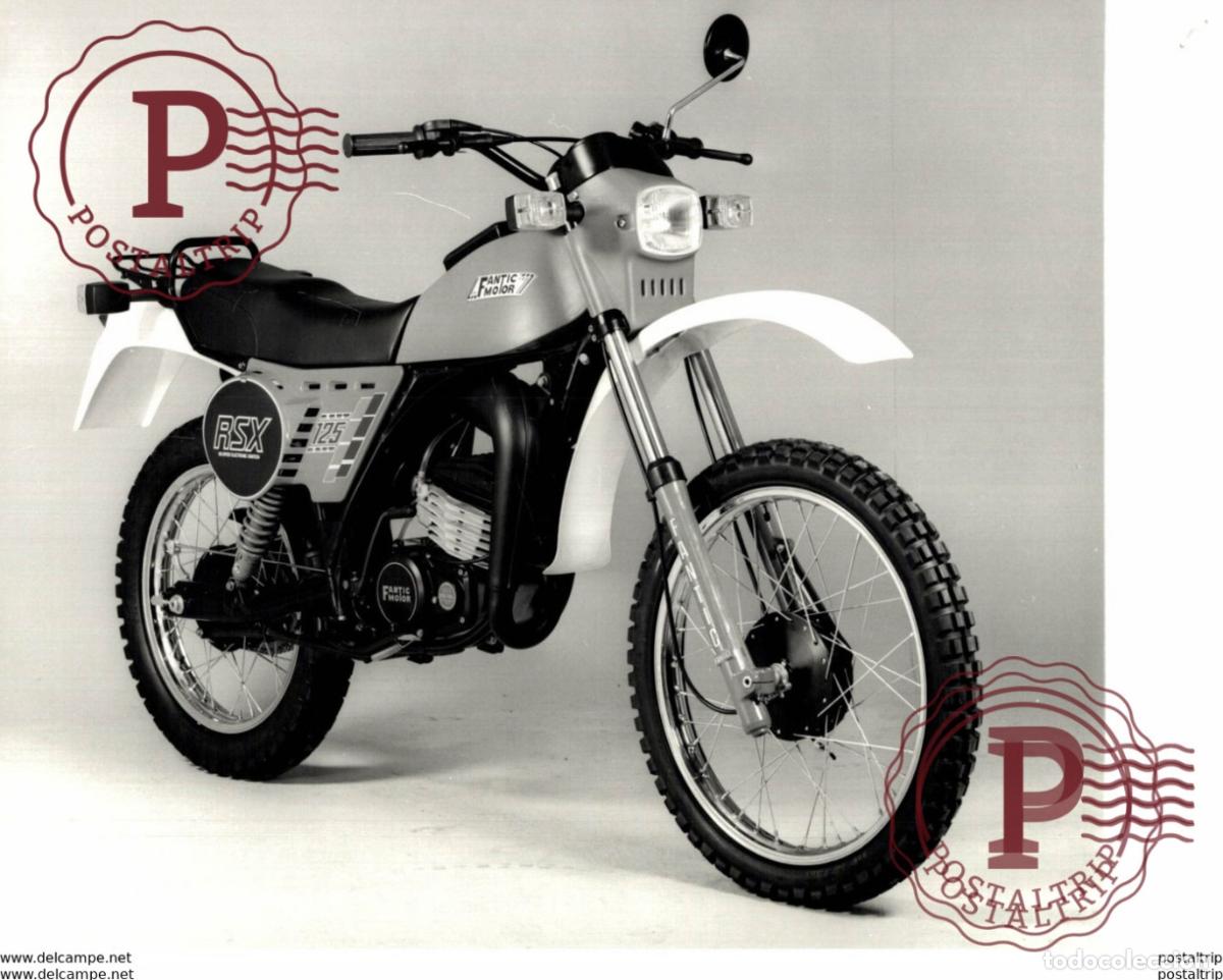 Voitures et Motocyclettes: FANTIC MOTOR 24*17cm+- Moto MOTOCROSS MOTORCYCLE Douglas J Jackson archive of motorcycles