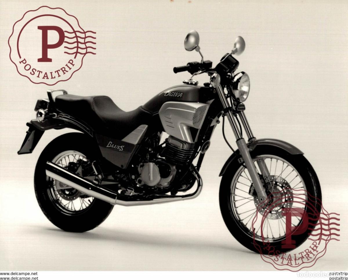 Carros e motociclos: CAGIVA 17*23cm+- Moto MOTOCROSS MOTORCYCLE Douglas J Jackson archive of motorcycles