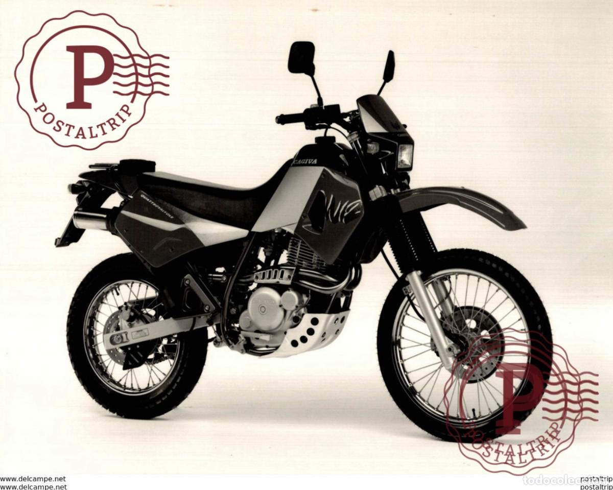 Carros e motociclos: CAGIVA 17*23cm+- Moto MOTOCROSS MOTORCYCLE Douglas J Jackson archive of motorcycles