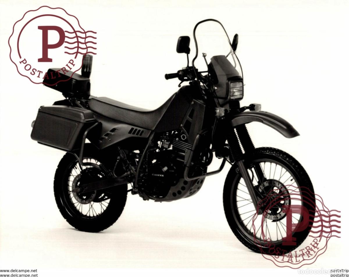 Autos und Motorr&auml;der: CAGIVA 17*23cm+- Moto MOTOCROSS MOTORCYCLE Douglas J Jackson archive of motorcycles