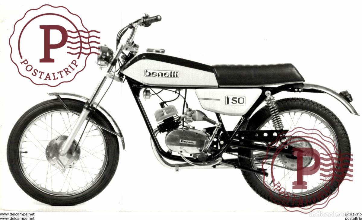 Carros e motociclos: BENELLI T 50 11*18cm+- Moto MOTOCROSS MOTORCYCLE Douglas J Jackson archive of motorcycles
