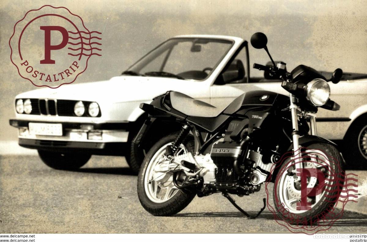 Carros e motociclos: BMW K 75 12*18cm+- Moto MOTOCROSS MOTORCYCLE Douglas J Jackson archive of motorcycles