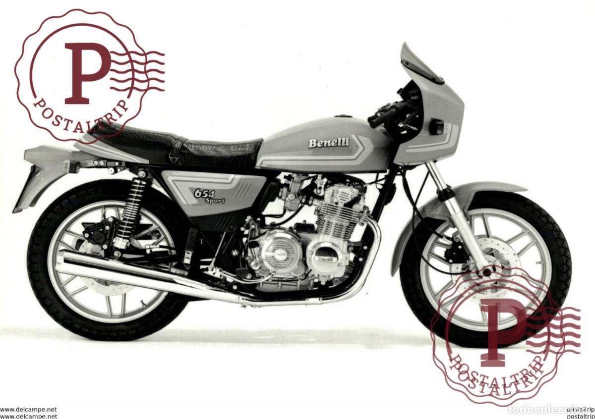Coches y Motocicletas: BENELLI 654 SPORT 12*18cm+- Moto MOTOCROSS MOTORCYCLE Douglas J Jackson archive of motorcycles