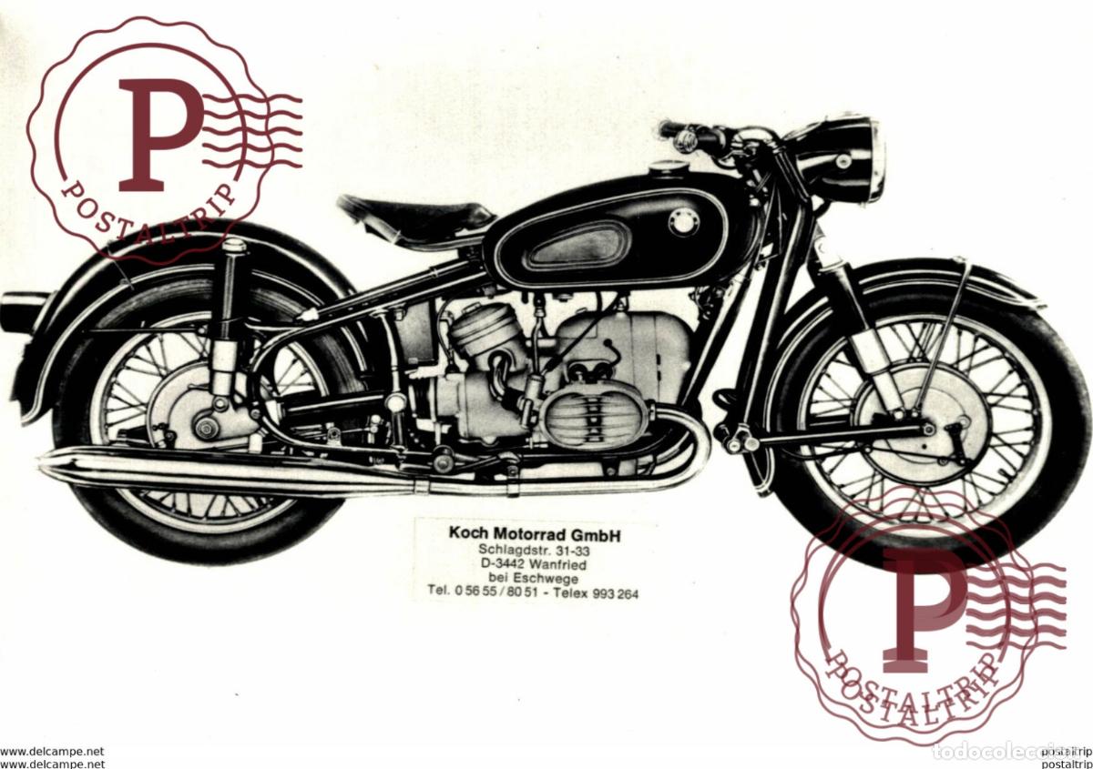 Coches y Motocicletas: KOCH MOTORRAD GMBH 12*18cm+- Moto MOTOCROSS MOTORCYCLE Douglas J Jackson archive of motorcycles