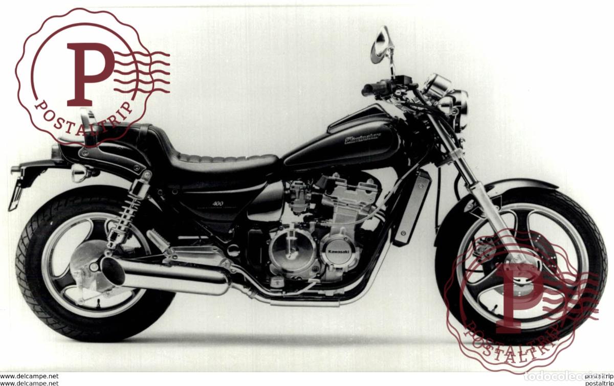 Coches y Motocicletas: KAWASAKI ELIMINATOR 400cc 8*12cm+- Moto MOTOCROSS MOTORCYCLE Douglas J Jackson archive of motorcycle