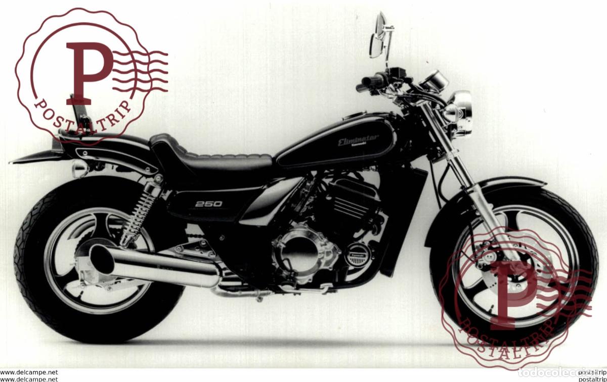 Coches y Motocicletas: KAWASAKI ELIMINATOR 250cc 8*12cm+- Moto MOTOCROSS MOTORCYCLE Douglas J Jackson archive of motorcycle