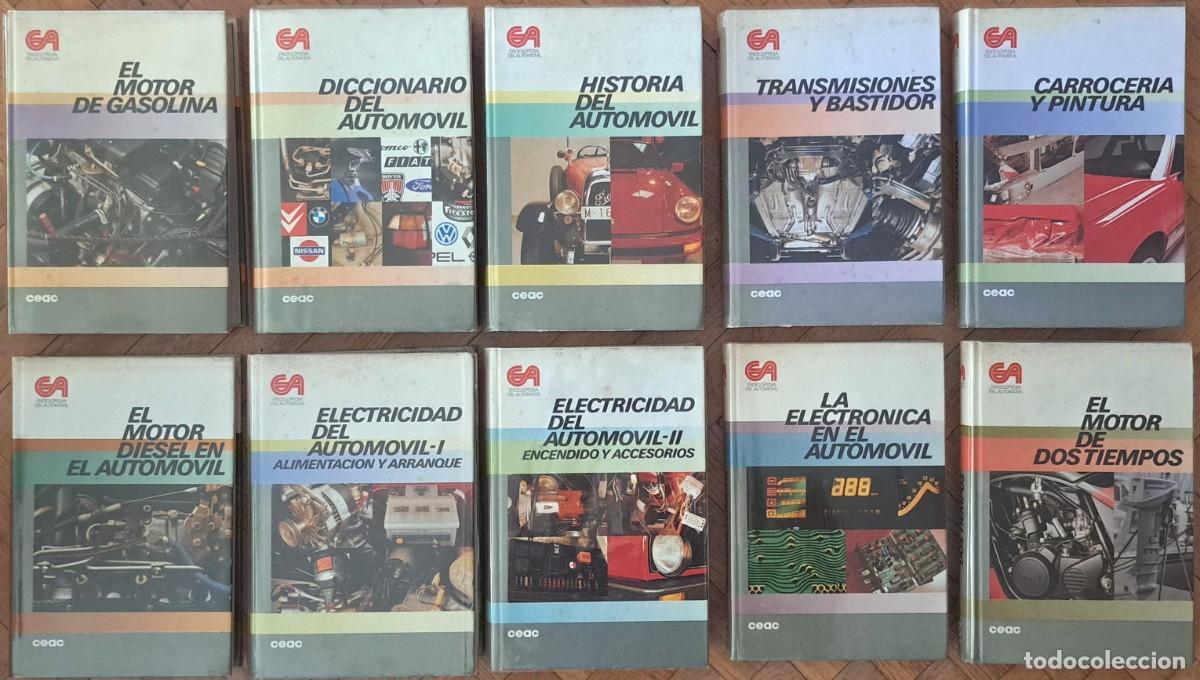 Coches y Motocicletas: ENCICLOPEDIA DEL AUTOM&Oacute;VIL CEAC 10 VOLS. COMPLETA (1987-88). SIN USAR JAM&Aacute;S.