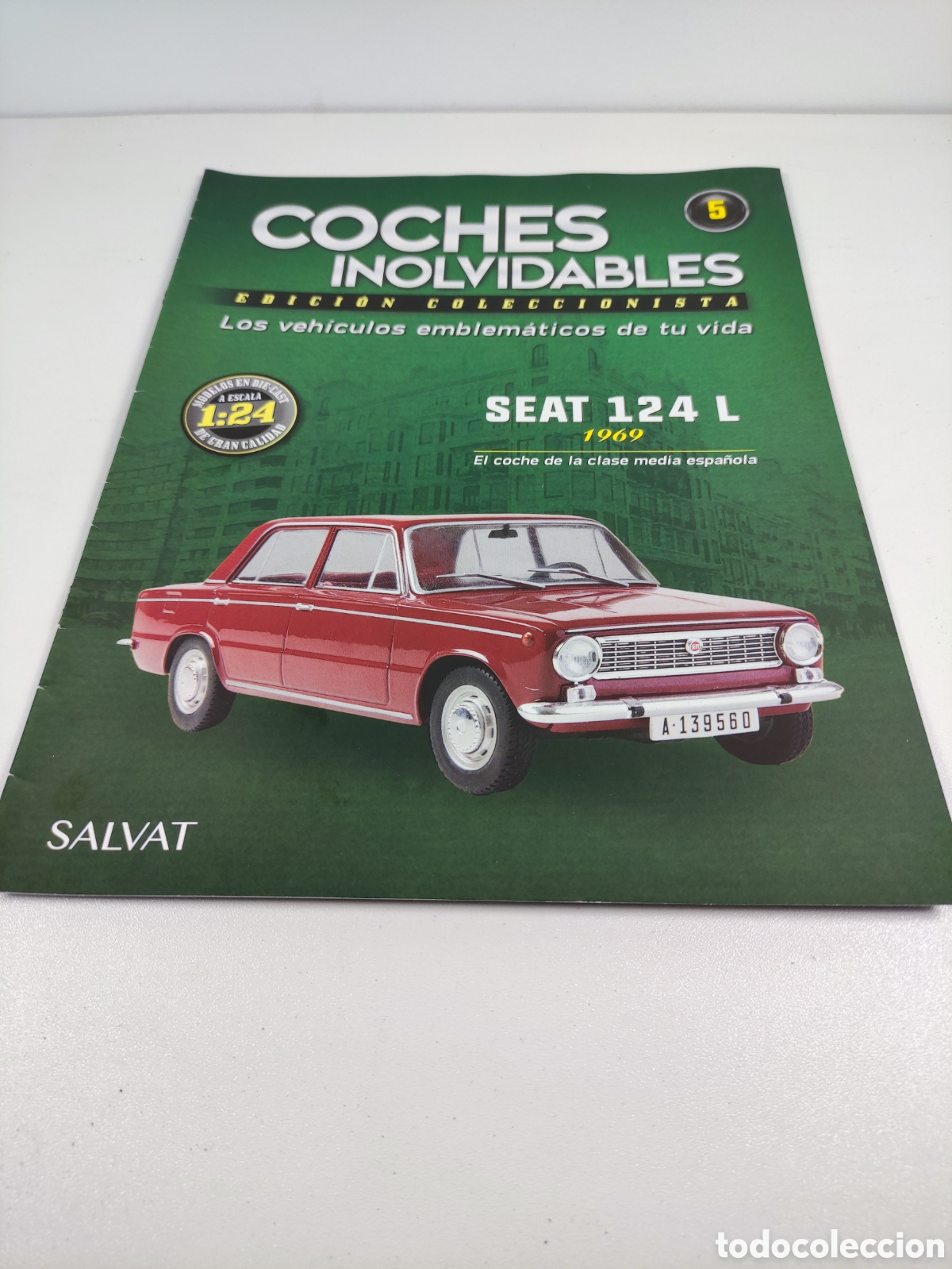 Coches y Motocicletas: Fasc&iacute;culo 5 Seat 124 L a&ntilde;o 1969 coches inolvidables Salvat