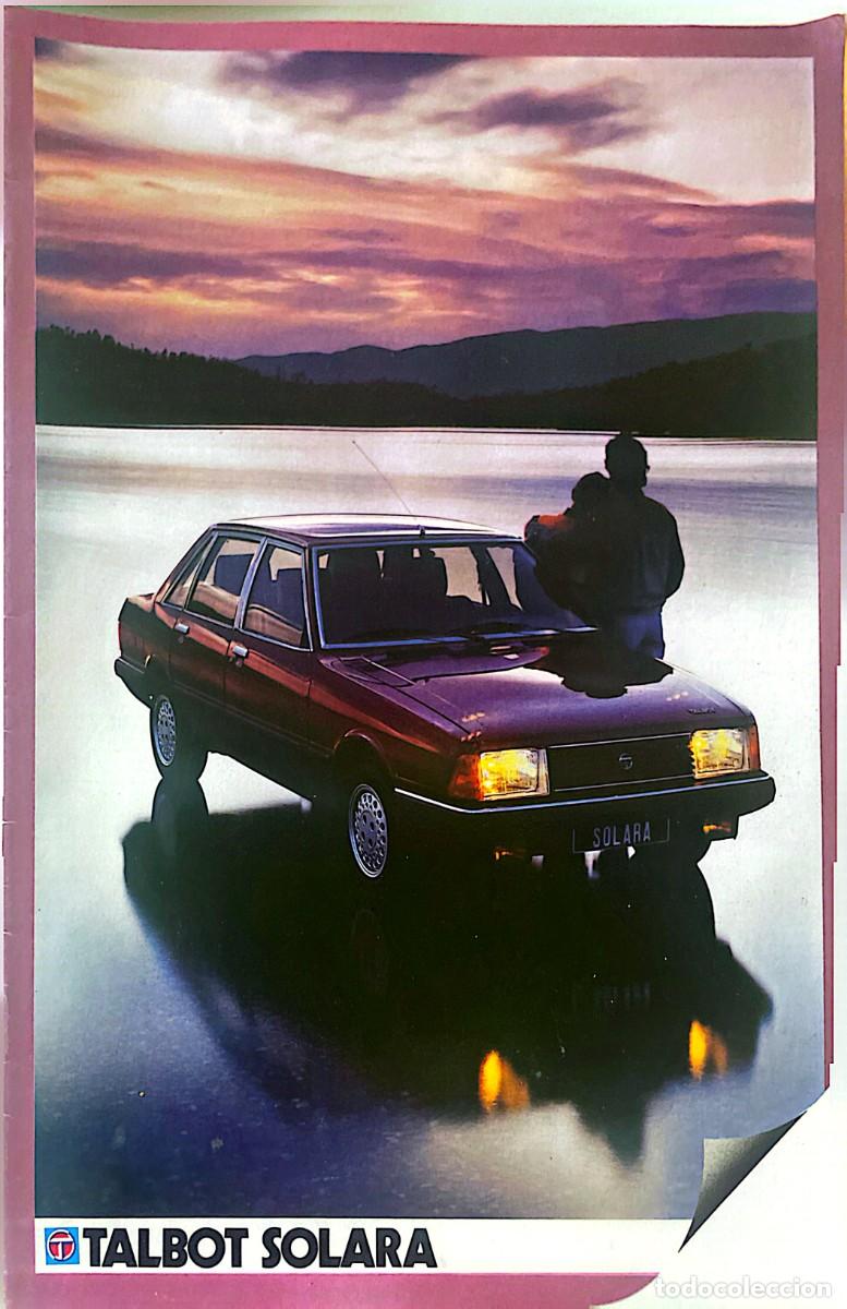 Coches y motocicletas: CAT&Aacute;LOGO TALBOT SOLARA - Foto 1