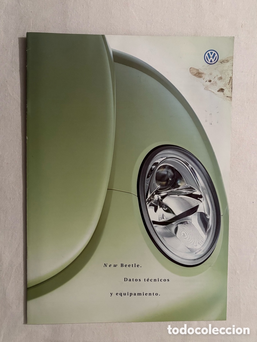 Coches y Motocicletas: Folleto publicidad New Beatle Volkswagen 1999