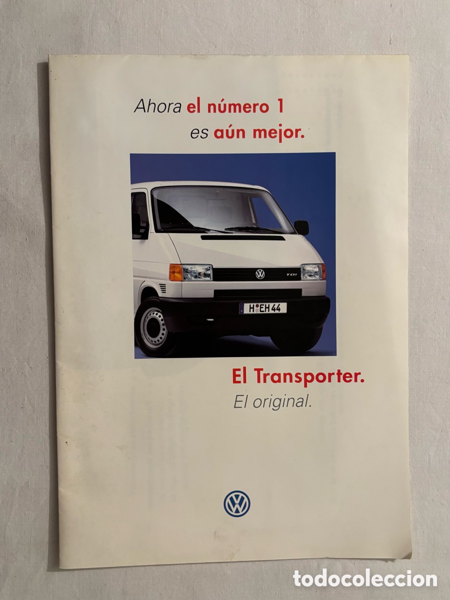 Coches y Motocicletas: Folleto publicidad Volkswagen Transporter