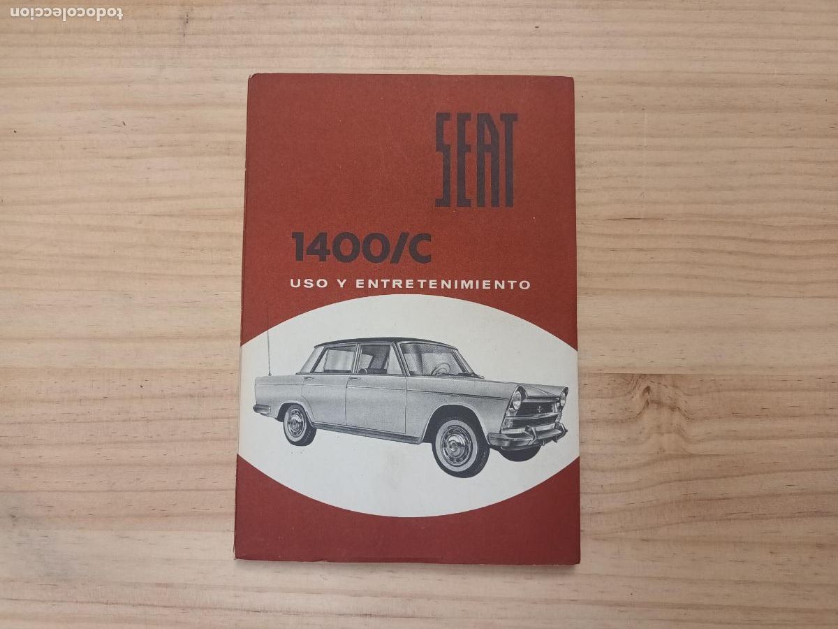 Coches y Motocicletas: CATALOGO COCHE SEAT 1400 C USO Y ENTRETENIMIENTO.
