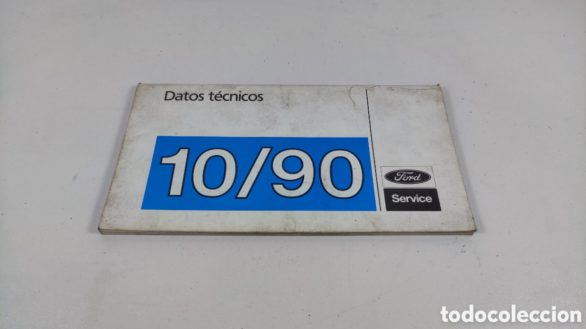 Coches y Motocicletas: Libro Ford datos t&eacute;cnicos 10/90 original Ford Service