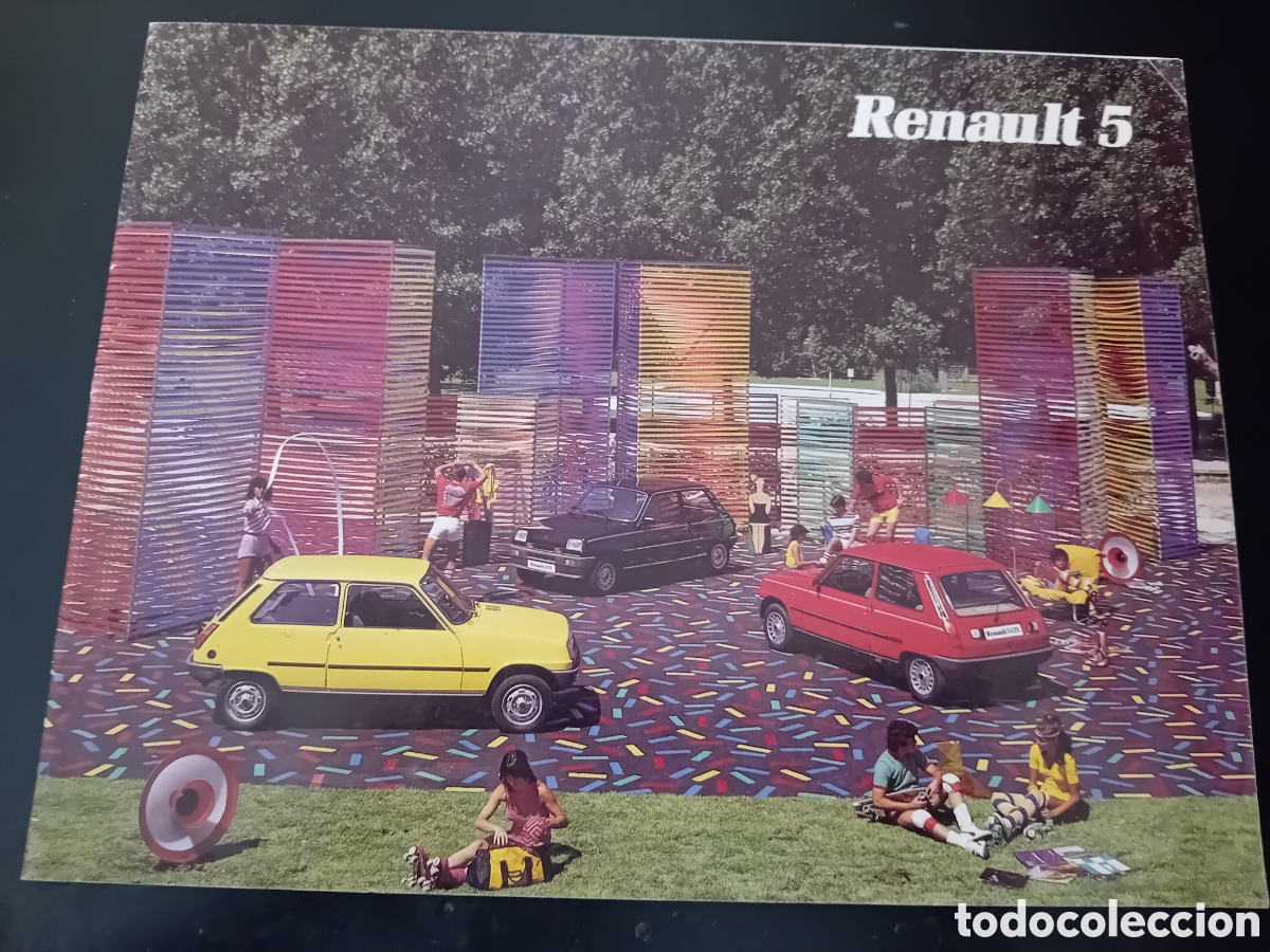 Coches y Motocicletas: Antiguo Cat&aacute;logo Renault 5, tl, gtl, TX, copa / turbo, tl 5 puertas y gtl 5 puertas - 1982