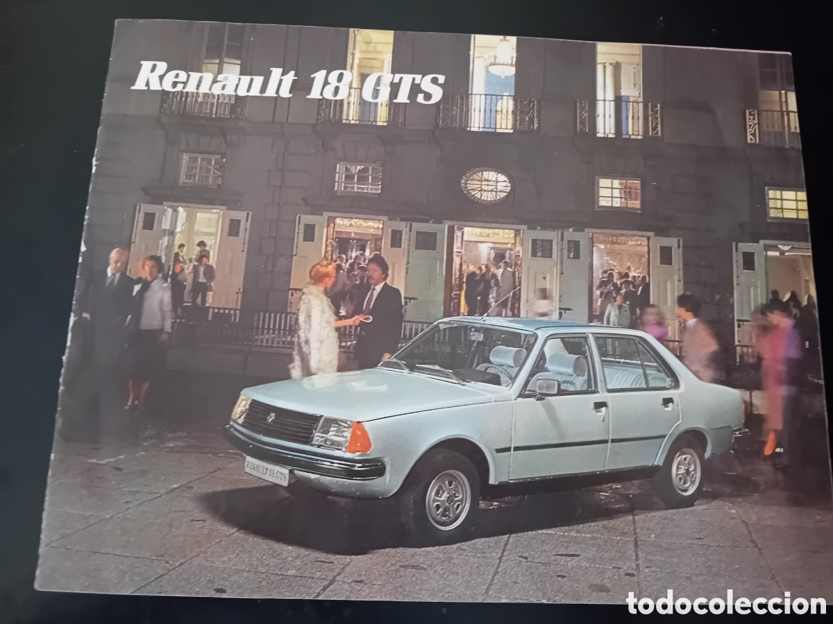 Coches y Motocicletas: Antiguo Cat&aacute;logo Renault 18 GTS - 1980