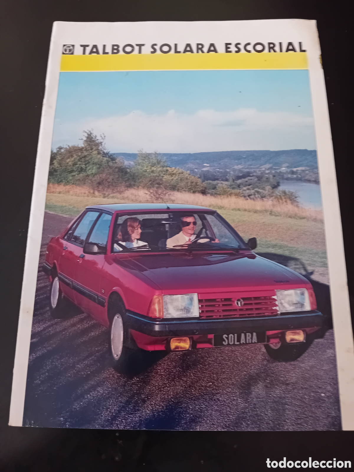 Coches y Motocicletas: Antiguo Cat&aacute;logo TALBOT SOLARA ESCORIAL - 1986