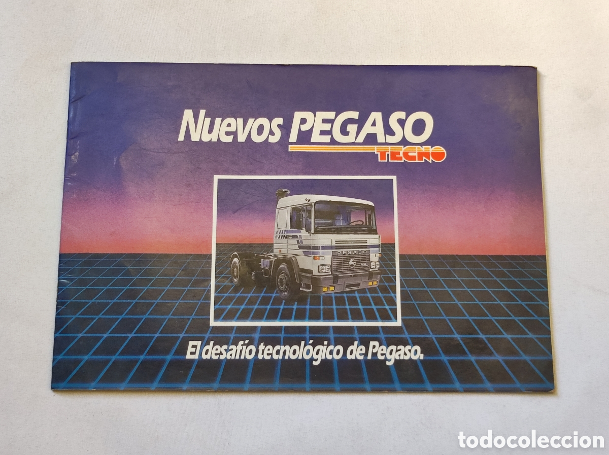 Coches y Motocicletas: Antiguo Cat&aacute;logo cami&oacute;n PEGASO TECNO - A&ntilde;os 80