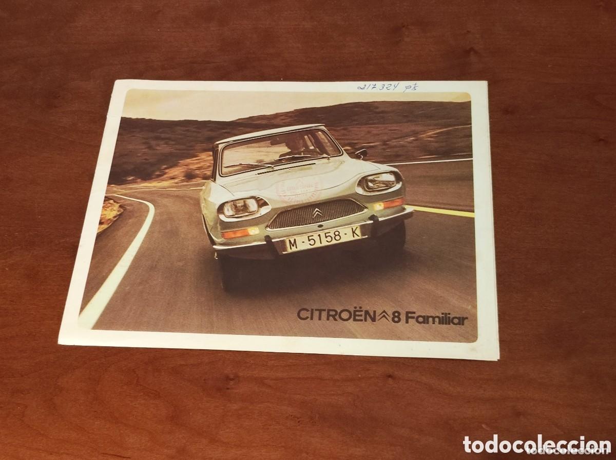 Coches y Motocicletas: Antiguo cat&aacute;logo Citroen 8 familiar