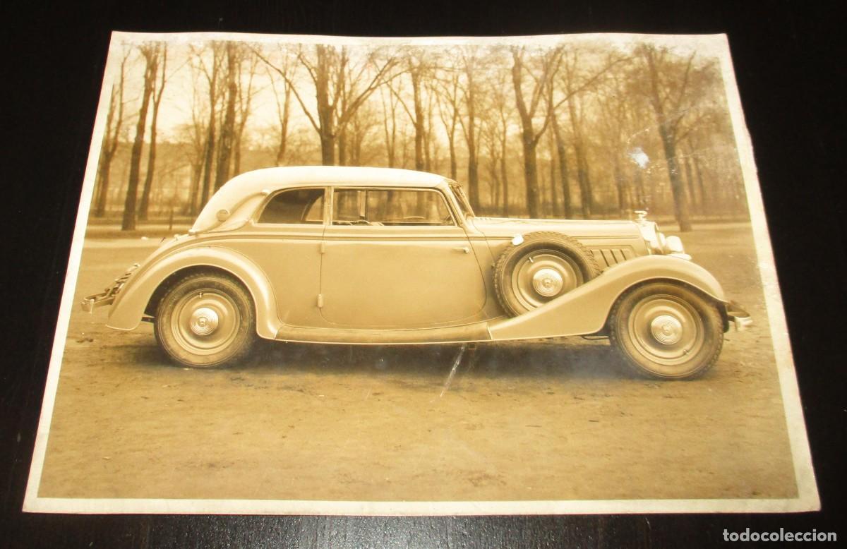 Coches y Motocicletas: FOTOGRAF&Iacute;A PROMOCIONAL DE AUTOM&Oacute;VIL HORCH 830 CABRIOLET. ORIGINAL A&Ntilde;OS 30/40.